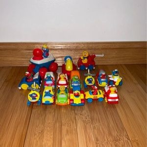 1990 Rare Tyco Sesame Street Toy Cars Lot Bundle